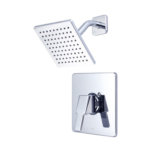 Olympia Faucets Single Handle Shower Trim Set, Wallmount, Polished Chrome, Style: Modern T-2395-6 - main